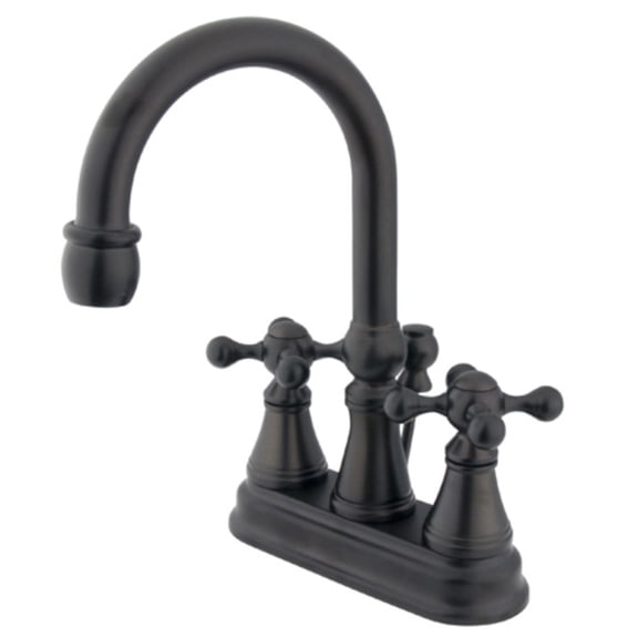 Elements Of Design Es2615kx Double Handle 4" Centerset Bathroom Faucet - Bronze