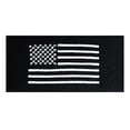 thumbnail image 4 of Rothco US Flag Embroidered Fine Knit Watch Cap, Black/White, 4 of 4