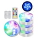 thumbnail image 2 of Luz Subacuática Led Luz Sumergible 8 Cm Pétalo Luz Subacuática Luz Regulable Con 10 Colores 3 Modos Rf Control Remoto Alimentado Por Batería Para Piscina Acuario Bañera 4 Piezas Moyic HA027542-01, 2 of 7