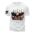 thumbnail image 5 of Mens Patriotic T Shirts USA 4th of July Shirts for Men American Flag Short Sleeve Patriotic Independence Day Tee Top (White,L), 5 of 6