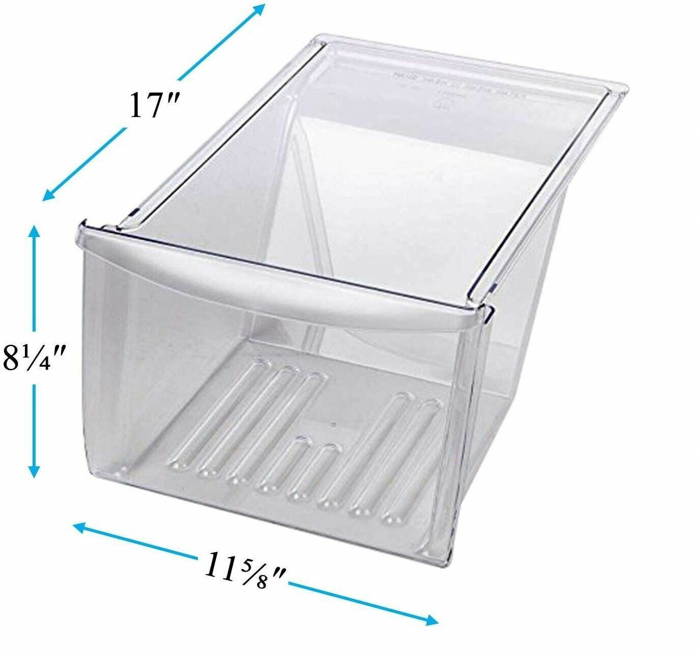 Bottom Crisper Drawer for Frigidaire Refrigerator Model 2536480240E, Replacement Crisper Bin Compatible with Frigidaire Refrigerator 2536480240E