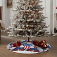 thumbnail image 6 of Bingfone Christmas Tree Skirt Mat Christmas Decoration Interior 48"-Cute Gnomes In Usa, 6 of 8