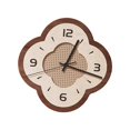 thumbnail image 4 of Reloj de pared decorativo para el hogar, sin tictac, fácil de leer, decoración de pared moderna, para colgar Flor, 4 of 9
