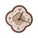 thumbnail image 4 of Reloj de pared con adorno de pared, silencioso, con marco de madera, para colgar en la cocina y el comedor. Flor, 4 of 9