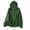 #42-Green, variant on Craaazy Women's Casual Solid Color Cozy Button Long Sleeve Hooded Shirts with Pockets Gifts