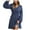 Blue, variant on TJAZFJPA Maternity Wedding Guest Dress New Polka Dot Dress Women's Pullover V Neck Long Sleeve Pleated Waist Slim Fit Skirt Long Sleeve Wedding Guest Dress Women Dress