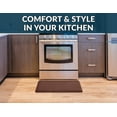thumbnail image 6 of ComfiLife Anti Fatigue Durable Floor Mat for Kitchen, Standing Desk, Home, Office, Garage 20" x 39", Brown, 6 of 8