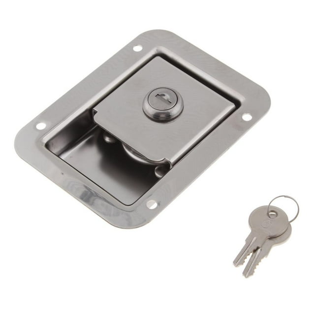 Kit de Perilla de la Manija de la Cerradura shamjiam para Vehículos recreativos, Incluye Cerrojo y 2 llaves