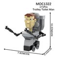 thumbnail image 1 of Amyove Skibidi Toilet Building Blocks Cartoon Game Character Building Bricks For Kids Birthday Gifts Fans Collection, 1 of 9