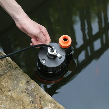 Submersible Water Pump, 1/3HP 2500GPH Utility Pump Portable Electric Clean Water Drainage Pump for Pool Draining, Flooding, Swimming Pool and Basement