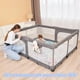 thumbnail image 5 of Corral para bebé, corral para bebé plegable, portátil y fácil de instalar para interiores y exteriores, corral grande, 5 of 7