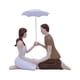 thumbnail image 1 of Figura de pareja creativa de niño y niña, artesanía decorativa, estatua de pareja sosteniendo Arrodillado, 1 of 9