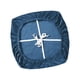 thumbnail image 4 of Funda de asiento de silla elástica extraíble universal para silla de oficina o computadora Azul, 4 of 9