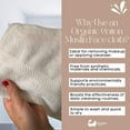 thumbnail image 6 of Eco Bath London Organic Cotton Face Flannels Towels - GOTS Certified 100% Organic Cotton Washcloths, Super Soft, Undyed and Unbleached, Hypoallergenic, 6 of 8
