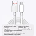 thumbnail image 5 of [2 Pack,1m+1.5m]120W Type-c Hypercharge charger cable for Xiaomi MIX Flip 17 15 14 13 Pad Redmi Note 15 14 13 A5 Turbo fast charging wire for POCO F8 F7 M7 C71 USB A to Type-c charger cord 6A 90W 67W, 5 of 9