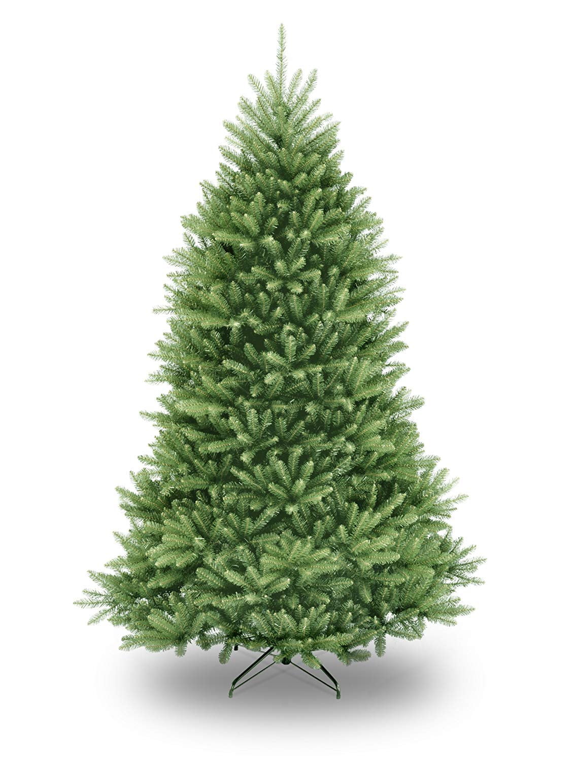 National Tree Company 7.5' Unlit Full Dunhill Fir Hinged Artificial Christmas Tree