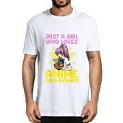 GRTXIN Anime Art For Women Teen Girls Anime Merch Ramen Anime Lover Men's T Shirt High Quality Cotton Tee