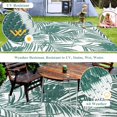 thumbnail image 3 of x Tropical Plastic Outdoor Patio Rug All Weather Outdoor Carpet Reversible Portable Lightweight Outdoor Mats for Patio Camping RV(), 3 of 8