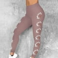 thumbnail image 2 of Game Day Football Leggings for Women Football Season Yoga Pants Sunday High Waist Graphic Workout Leggings, 2 of 9
