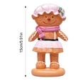thumbnail image 6 of Dserfhy Gingerbread Man Figurine Christmas Resin Gingerbread Statue with Dress/Suit Holiday Tabletop Ornament for Home Kitchen Mantel Decorations, 6 of 8