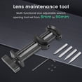 thumbnail image 5 of Herramienta de ReparacióN de Lentes Tornillo de Banco Multifuncional para Anillo de Filtro de Lente de 22Mm-110Mm Llave Inglesa Juego de Herramientas Abiertas de 8Mm a 90Mm, 5 of 5
