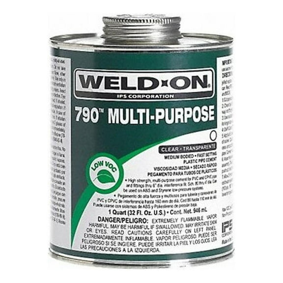 Weld-On Multi-Purpose Clear Medium Bodied 1/2 Pint 13990