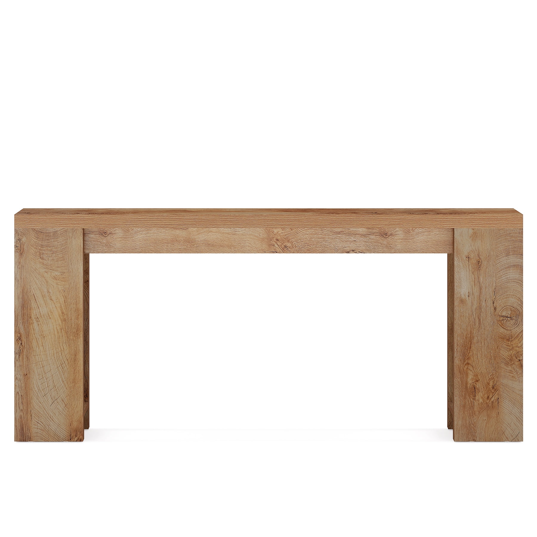 Fnova 70.9" Extra Long Console Table, Wide Sideboard Sofa Table, Farmhouse Entryway Table Behind Couch Accent Table for Living Room Hallway Home Decor Furniture