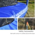 thumbnail image 5 of 12' Trampoline with Safety Enclosure Ladder for Kids Adults, Upgraded Recreational Outdoor Trampoline with Basketball hoop, Heavy Duty Backyard Trampoline with Jumping Mat, 330LBS Weight Capacity, 5 of 11