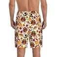 thumbnail image 4 of Lsque turkey hat Pumpkin Mens Sleep Pajama Shorts,Short Pajama Pants, Cotton Ultra-Soft Knit-3X-Large, 4 of 9
