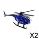 thumbnail image 1 of 2x Helicóptero Pequeño de Aleación Fundida, Colección de Aviones, Regalo de Vacaciones para Niños de 3, 4, 5, 6 Y 7 años, Decoración de Escritorio, Av 2 piezas, 1 of 8