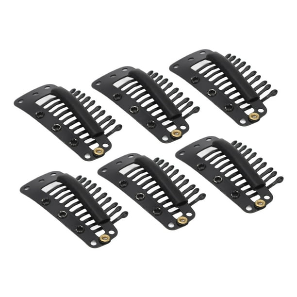 Clip para peluca, 100 clips para extensiones de cabello, clips a presión para peluca, clips para extensiones de cabello, tecnología innovadora