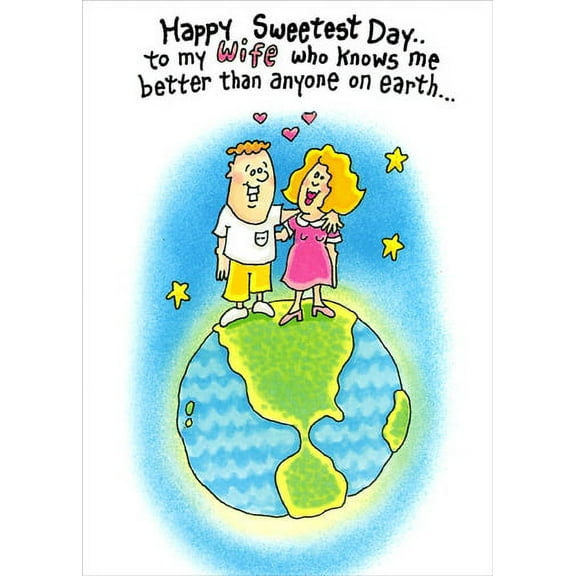 Recycled Paper Greetings Anyone on Earth Sweetest Day Card