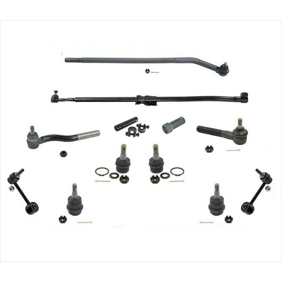 For Jeep Wrangler 2007-2017 Front Ball Joints Tie Rod Arm To Steering Assembly