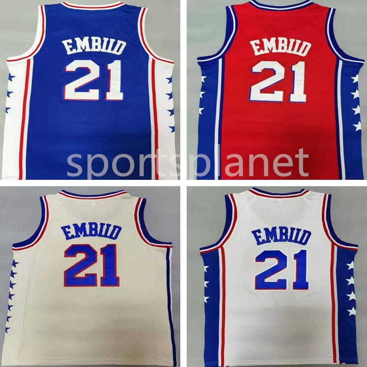 NBA_ Philadelphia's 76ers's City Basketball Joel 21 Embiid Mens's