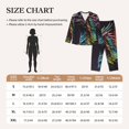 thumbnail image 4 of Easygdp Dragon with Colorful Tail Women's Long-Sleeve Shirt and Full-Length Bottom Pajama Set,Two Piece Loungewear Soft Pajama Top and Pants Pjs Sleepwear-X-Large, 4 of 7