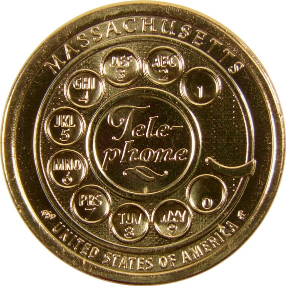 2020 D Telephone American Innovation Dollar Uncirculated $1 Coin