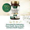 thumbnail image 5 of Magnesium Glycinate 500mg Per Serving - Chelated Magnesium Supplement for High Absorption Supplement - Muscle, Bone & Heart Health Support - Easy on Stomach Non-GMO Vegan, USA Bottled - 120 Tablets, 5 of 9