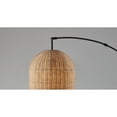 thumbnail image 3 of Adesso Bahama 3-Arm Arc Lamp, Dark Bronze, Light Natural Rattan Shade, 3 of 5