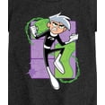 thumbnail image 3 of Danny Phantom - Danny Phantom Jumping - Girls Fitted Short Sleeve Graphic T-Shirt, 3 of 5
