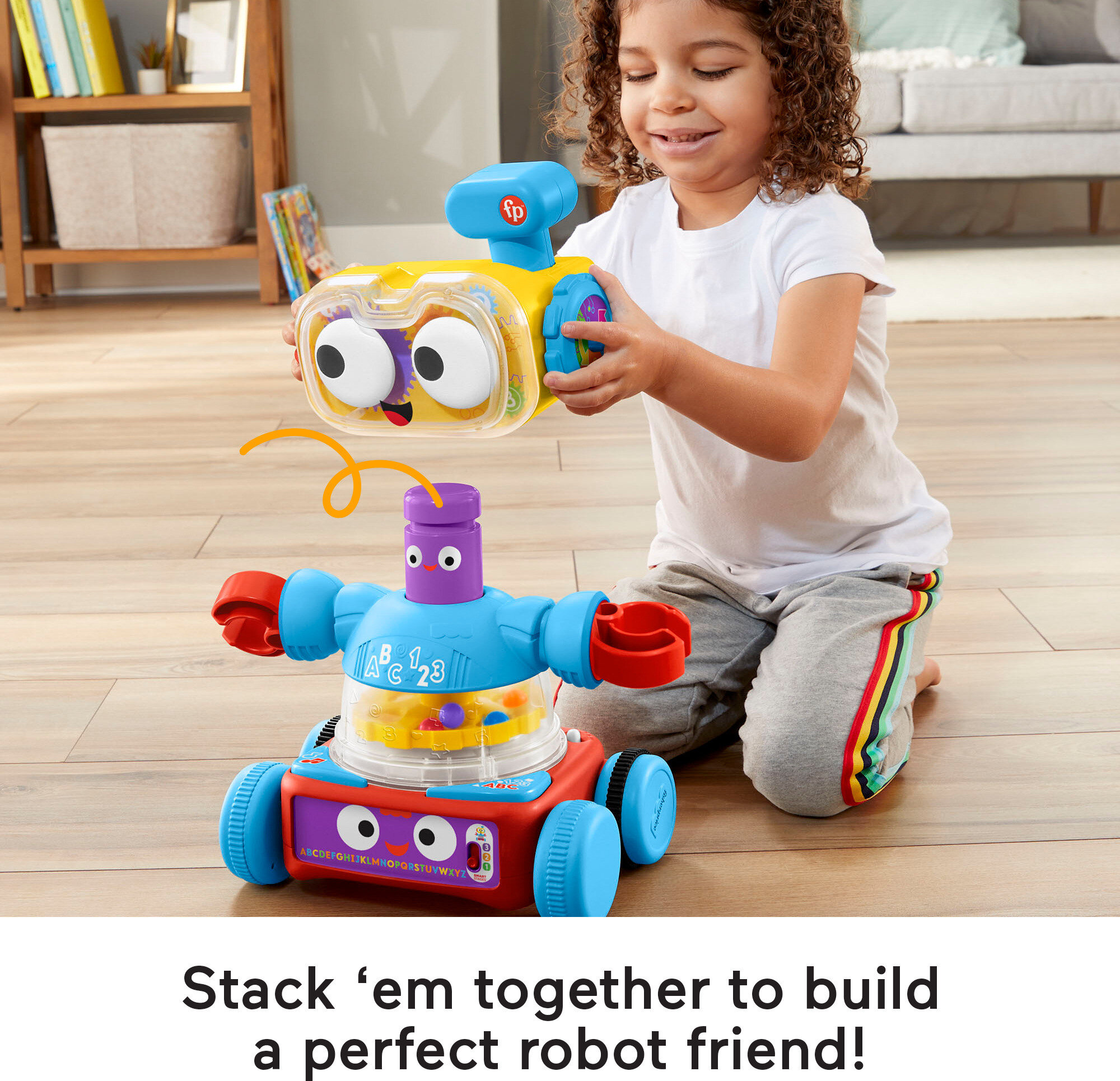 Fisher-Price 4-in-1 Learning Bot Interactive Toy Robot for Infants Toddlers and Preschool Kids - image 5 of 8