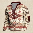 thumbnail image 4 of Vetsdori Vintage Shirts for Men Long Sleeve Outdoor Pullover Button Down Winter Henley Graphic Stylish Mens T-Shirts Casual, 4 of 5