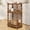 Walnut, variant on Maliowa 3-Tier Side Table, Small End Table for Living Room Bedroom, Accent Table Nightstand with Storage Shelf for Narrow Spaces, Walnut