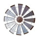 thumbnail image 2 of Molino de viento de metal para decoración de pared, adorno colgante, artesanía moderna, decoración creativa para Círculo único, 2 of 9