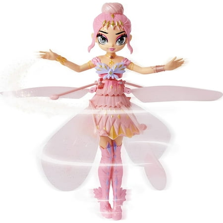 Hatchimals Pixies, Crystal Flyers Pink Magical Flying Pixie Toy, Girl Toys, Girls Gifts for Ages 6 and up