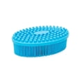 thumbnail image 6 of DNC Exfoliating Silicone Body Scrubber Shower Bath Body Brush Easy to Clean, Lathers Well, Eco Friendly, Long Lasting (Blue） Blue, 6 of 19