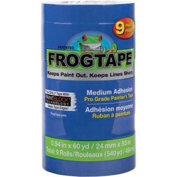 FrogTape Pro Grade Painter's Tape , Blue, 9 pk, 0.94 in. x 60 yd