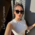 thumbnail image 2 of Lentes de Sol WOWSUN Grandes Polarizados de Ojo de Gato para Mujer, 2 of 6