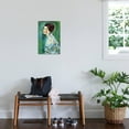 Portrait of a Lady Stretched Canvas Print Wall Art by Gustav