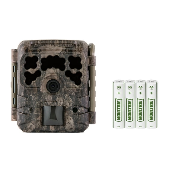 Moultrie Micro-W42i Infrared Hunting Trail Camera with 42 Megapixels and 4AA Batteries