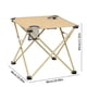 thumbnail image 3 of Mesa plegable para acampar, mesa de playa, mesa plegable con portavasos y bolso, ideal para acampar, pescar, hacer fogatas y picnics., 3 of 7